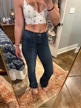 Lucky Brand Dark Blue Flare Jeans
